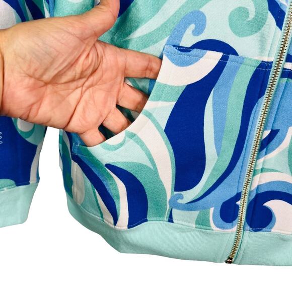 Hill House Kaleidoscope The Allie Zip Up Hoodie Small - Picture 7 of 13